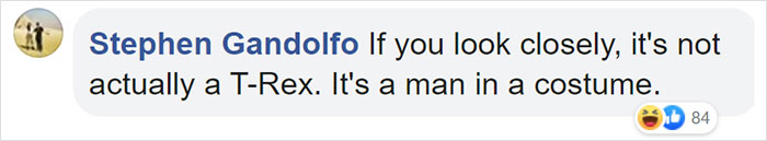 Police Caught A Man Outside In T-Rex Costume During Spain’s Coronavirus Lockdown Police Caught A Man Outside In T-Rex Costume During Spain’s Coronavirus Lockdown