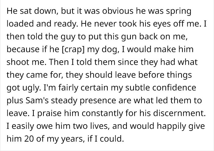 Someone Asks Whether Dog Owners Would Give 5 Years Of Their Life To Their Dog, And This Reply Goes Viral Someone Asks Whether Dog Owners Would Give 5 Years Of Their Life To Their Dog, And This Reply Goes Viral