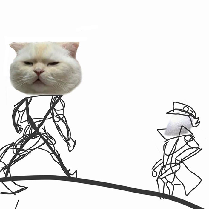 Drawing-Cat-People-Art