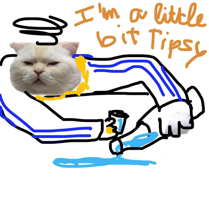 Drawing-Cat-People-Art