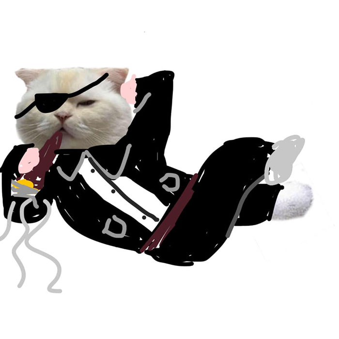 Drawing-Cat-People-Art