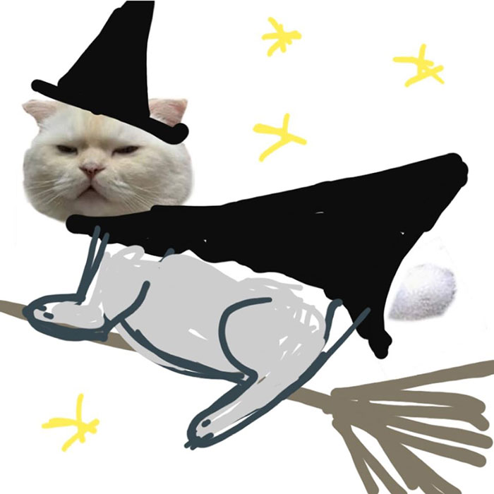 Drawing-Cat-People-Art