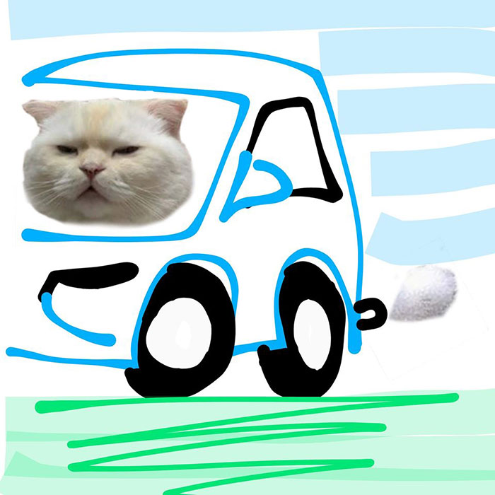 Drawing-Cat-People-Art