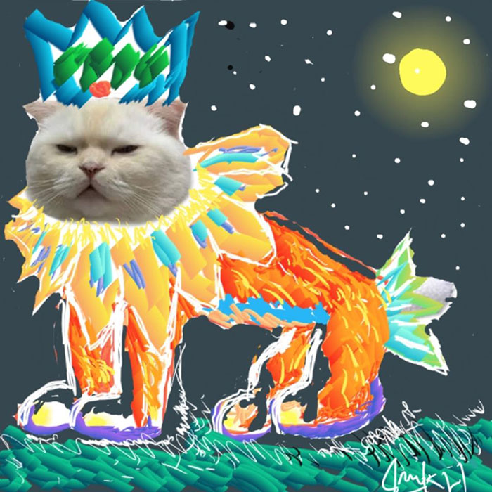 Drawing-Cat-People-Art