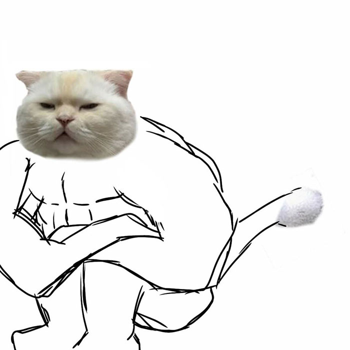 Drawing-Cat-People-Art