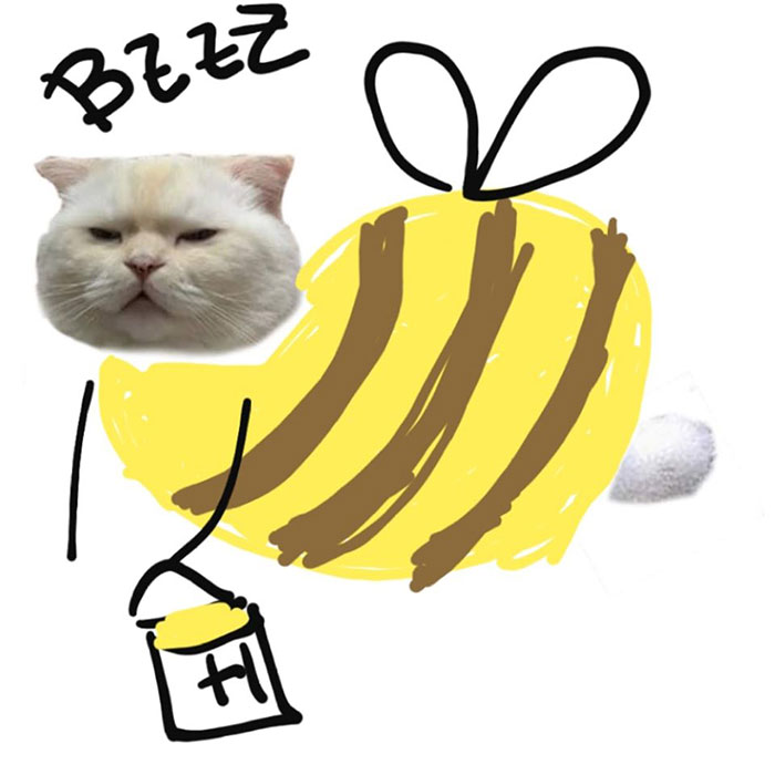 Drawing-Cat-People-Art