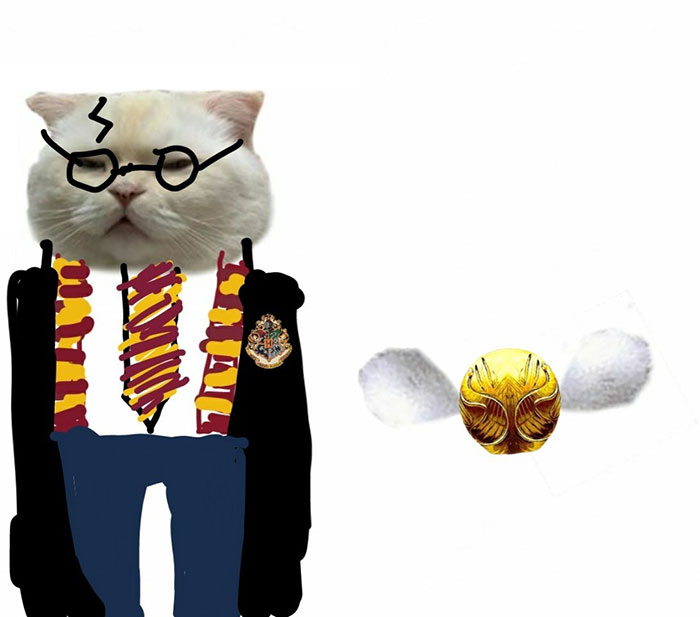 Drawing-Cat-People-Art