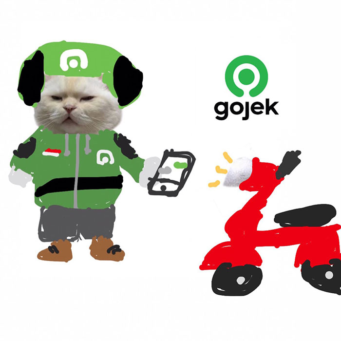 Drawing-Cat-People-Art