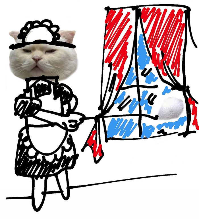 Drawing-Cat-People-Art