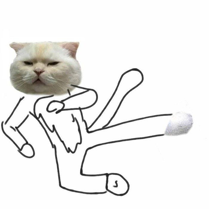 Drawing-Cat-People-Art