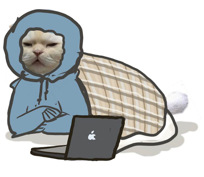 Drawing-Cat-People-Art