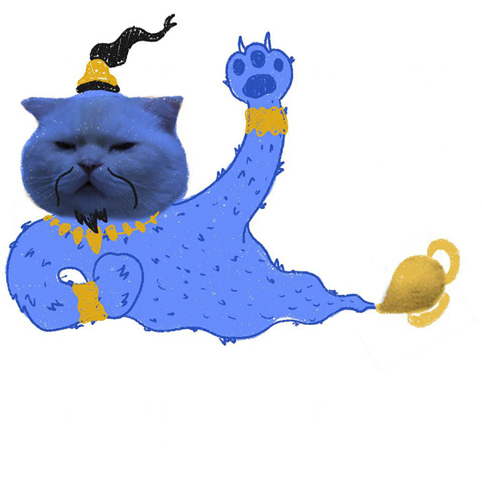 Drawing-Cat-People-Art