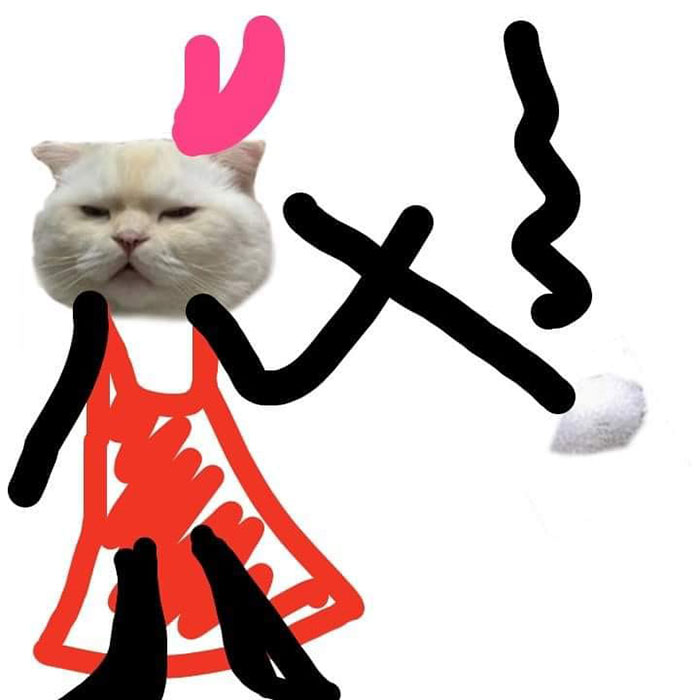 Drawing-Cat-People-Art