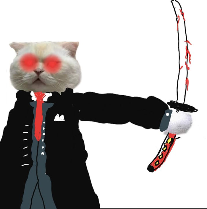 Drawing-Cat-People-Art