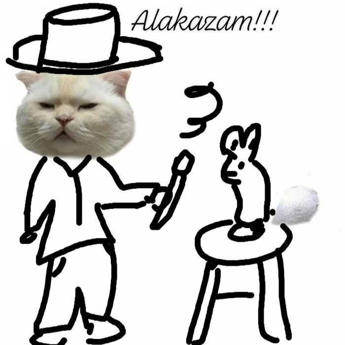 Drawing-Cat-People-Art