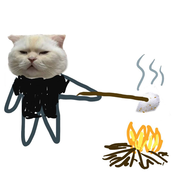 Drawing-Cat-People-Art