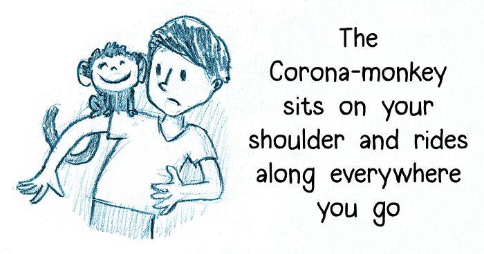 I Drew A Little Monkey Story To Explain Coronavirus To My Kids