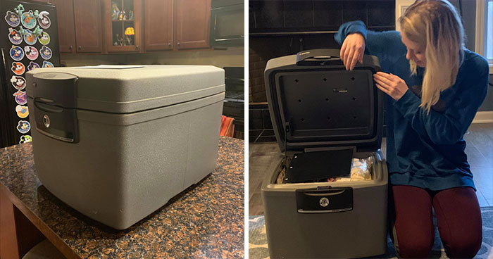 18-Year-Old Opens A Time Capsule Made By Her Parents And Relatives On Her 1st Birthday To Find It Filled With Memorabilia