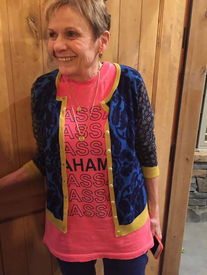 We Decided Grandma Shouldn't Wear Her Bahamas T-Shirt With A Sweater