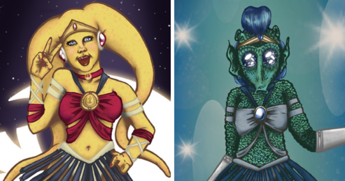 I Reimagined Sailor Scouts In The Star Wars Universe
