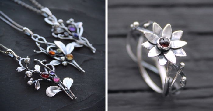 I Make Realistic Plant Jewelry For Nature Lovers