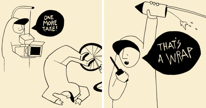 A Film Set Diary In My 20 Illustrations