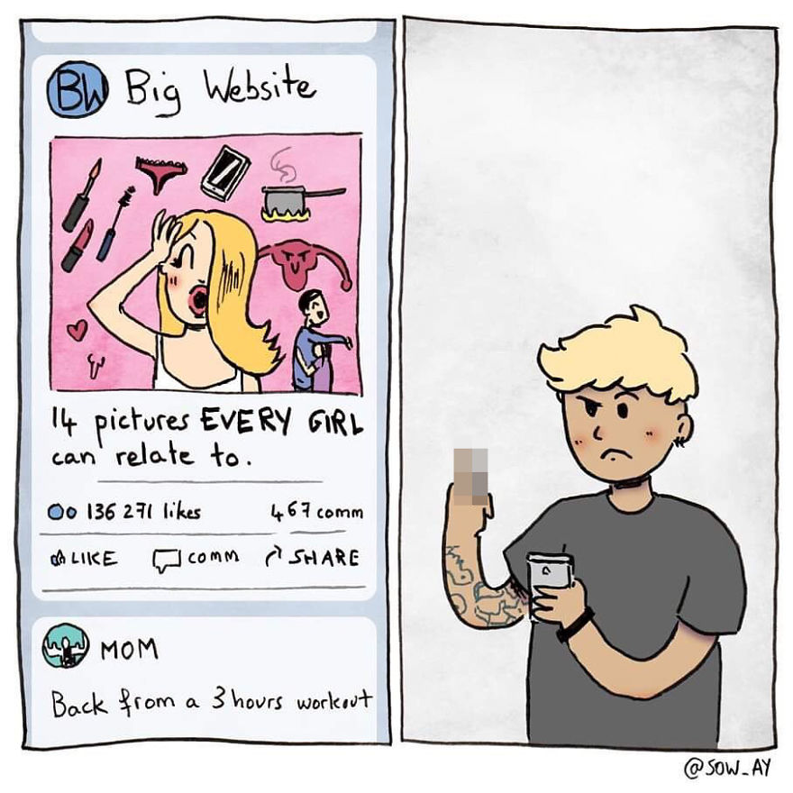 I Draw About Lgbt+ Lives And Issues To Let People Know That They Are Not Alone