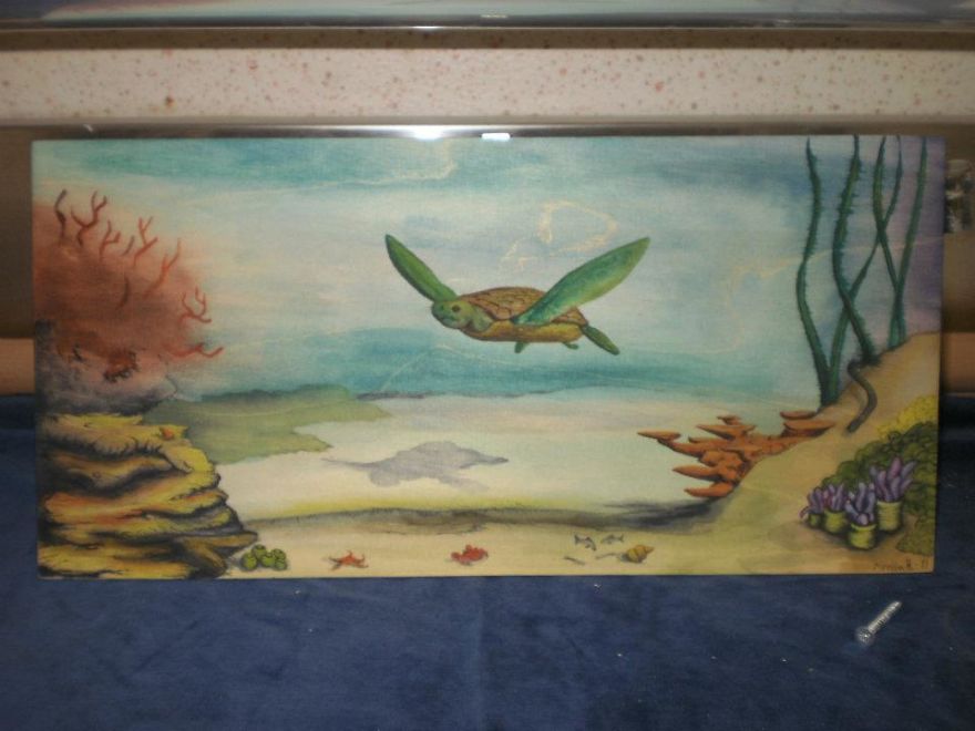 Watercolors On Plywood