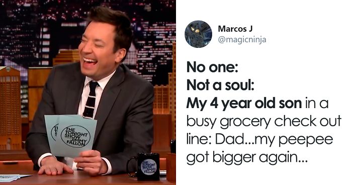 Jimmy Fallon Invites People To Share The Funniest Things They Heard Kids Say, They Deliver (30 Tweets)