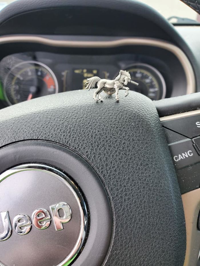 Digging Through A Bowl Of Pins At A Thrift Store In Appleton, Wi And Came Upon This Magical Beast! As Soon As I Saw Him I Knew He Had To Come Home With Me!! And For Only 50 Cents!!! He Needs A Name!!