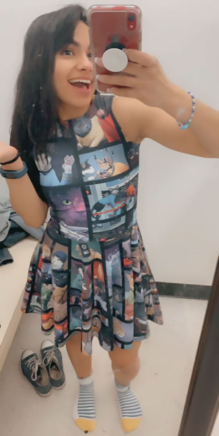 Goodwill Missouri City, Tx. Startrek Cat Dress! Totally Bought It