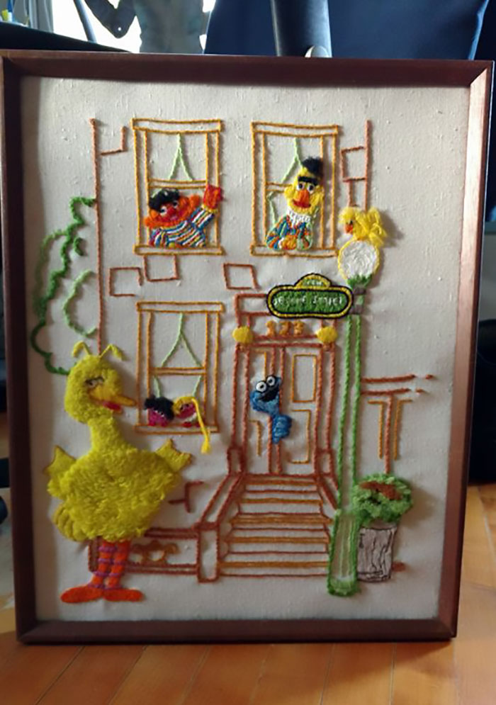 Found This At A Thrift Store In Oshkosh, Wi. I Mean If Only They Could Have Stitched The Count In This It Would Be Perfect Then Lol