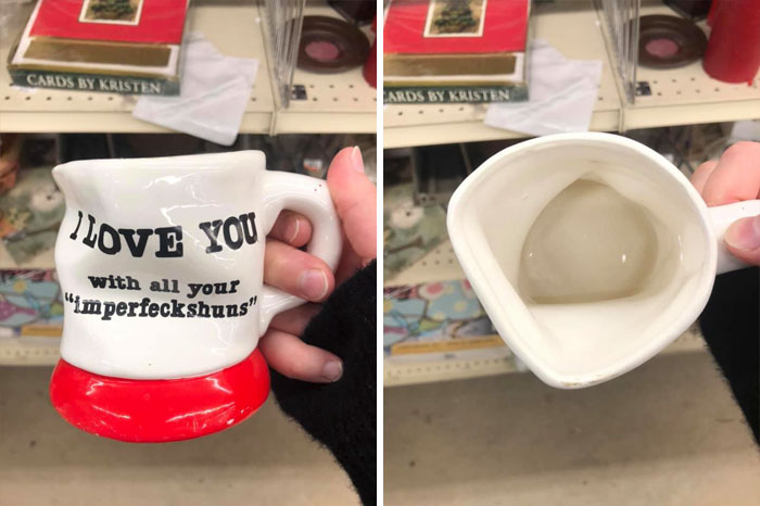 Couldn’t Overlook The “Imperfeckshuns” So It Stayed At Goodwill In Lansing Il