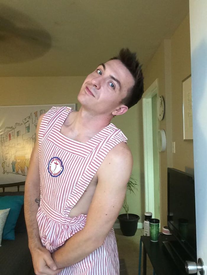 My Friend Deborah Passed Away And While Cleaning Out Her Home, I Discovered This Vintage Candy Striper Gown From New Orleans’ Old Charity Hospital. My Favorite Mardi Gras Costume To Date