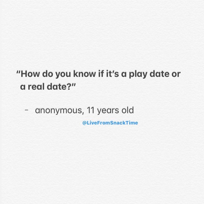 Live From Snack Time