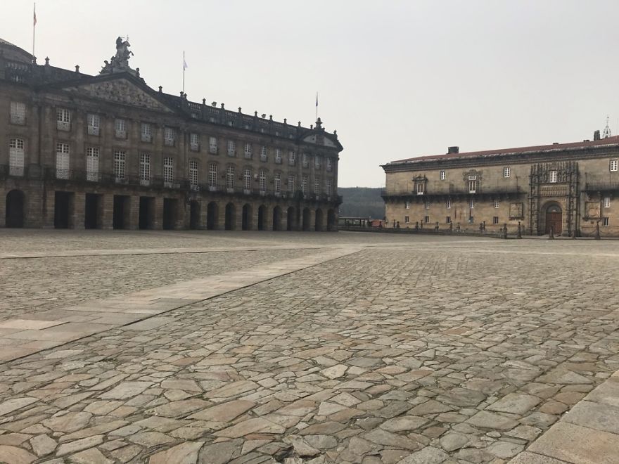 Santiago De Compestela Spain Infront Of The Cathedral (Spain)