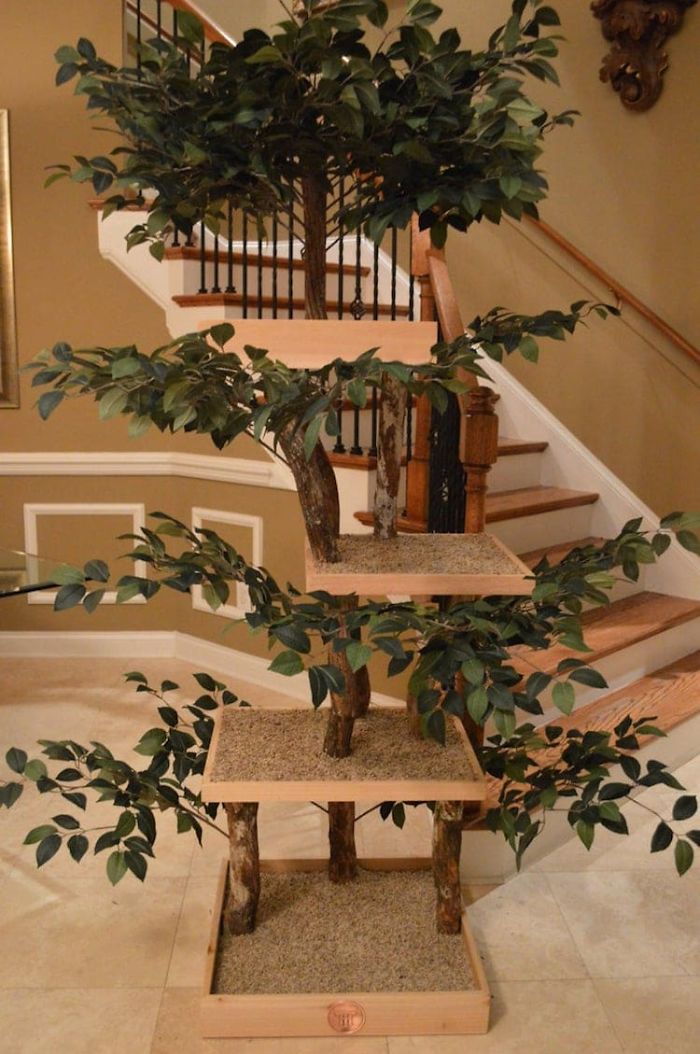 Indoor Cat Towers That Look Like Real Trees Are A Thing And They're Absolutely Beautiful