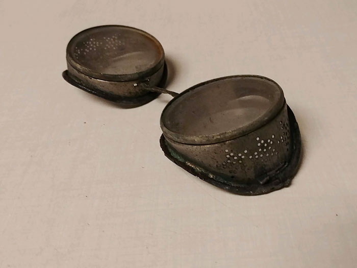 Found These Glass Goggles In The Wall Of Our 100-Year-Old Home