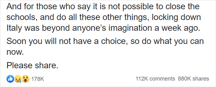 American Woman Living In Italy Writes Down A Coronavirus Warning To Americans And It Goes Viral American Woman Living In Italy Writes Down A Coronavirus Warning To Americans And It Goes Viral