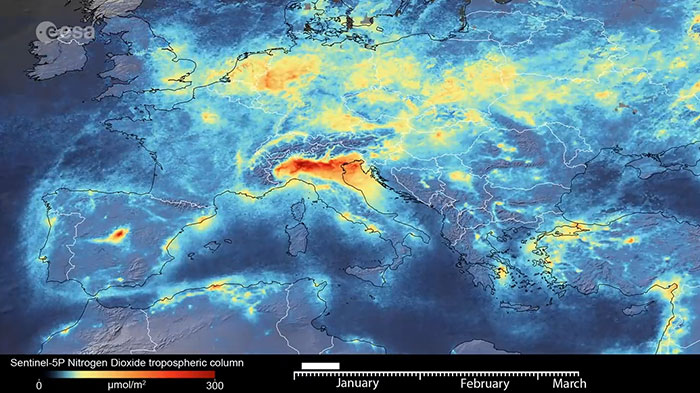 Satellite Images Reveal A Dramatic Drop In Pollution During The Coronavirus Quarantine Satellite Images Reveal A Dramatic Drop In Pollution During The Coronavirus Quarantine