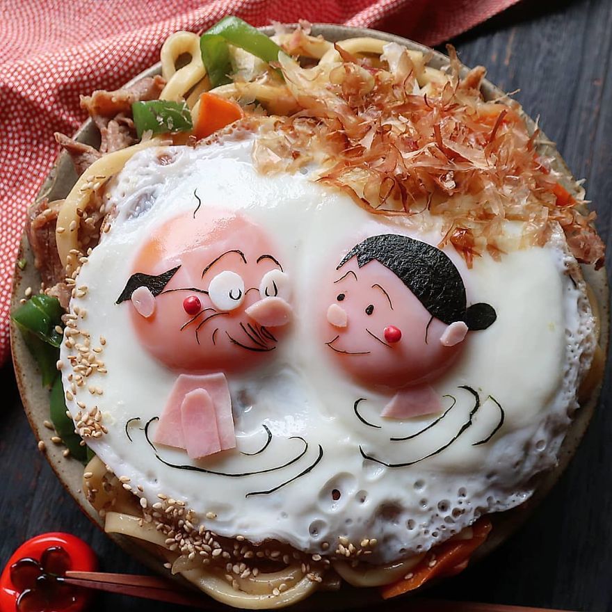 Japanese-Mom-Egg-Food-Art