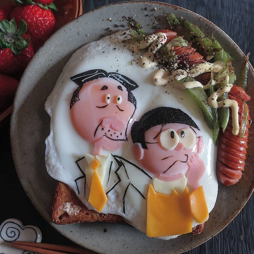 Japanese-Mom-Egg-Food-Art