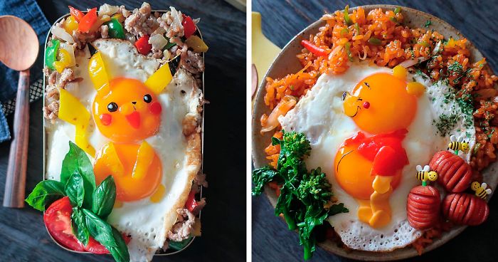 This Mom Of Three From Japan Has Eggstraordinary Skills To Make Cute Fried Egg Meals
