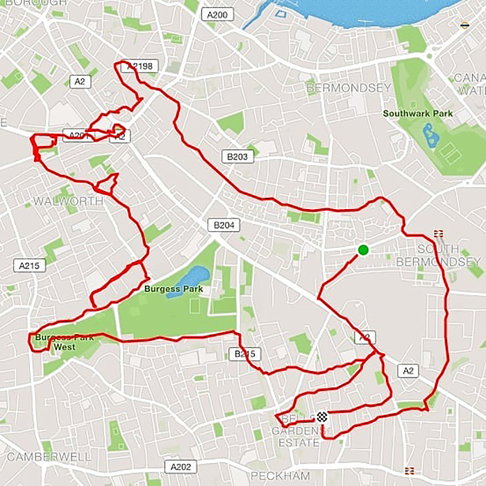Jogger Turns Running Routes Into Fun Animal Artwork Using A GPS Tracker Jogger Turns Running Routes Into Fun Animal Artwork Using A GPS Tracker