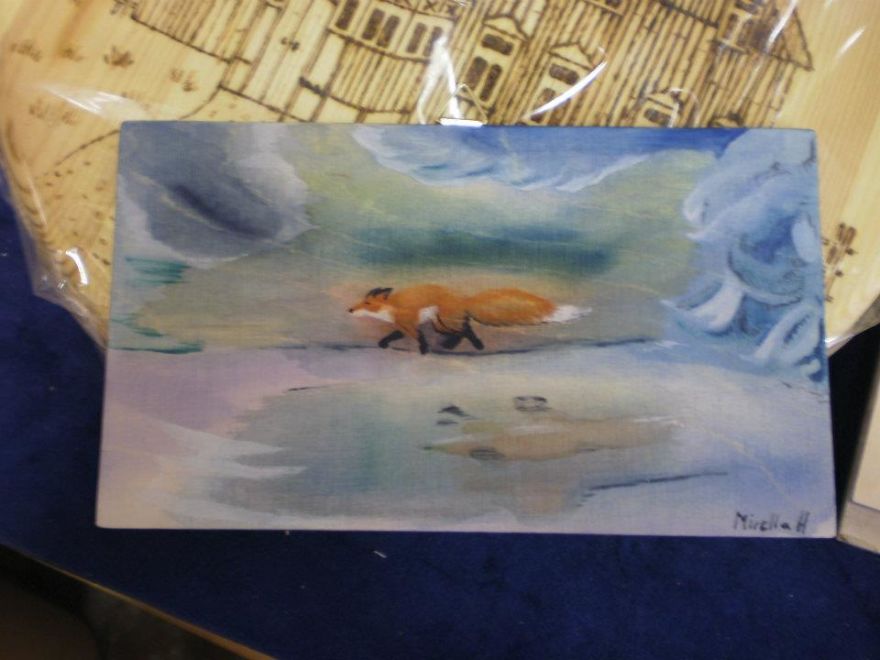 Watercolors On Plywood