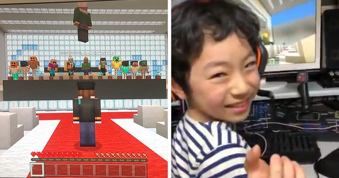Due To The Coronavirus Outbreak, Japanese Students Had Their Graduation Ceremony In Minecraft