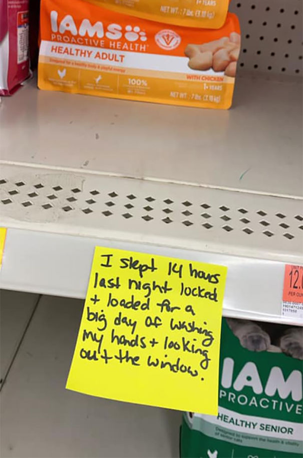 Mother-Leaves-Sticky-Notes-All-Over-Store-Quarantine-Coronavirus