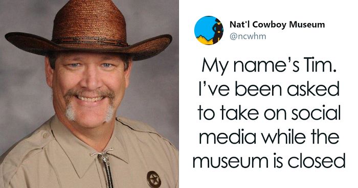 Cowboy Museum Puts Their Head Of Security In Charge Of Their Twitter, And His Tweets Are Hilariously Wholesome