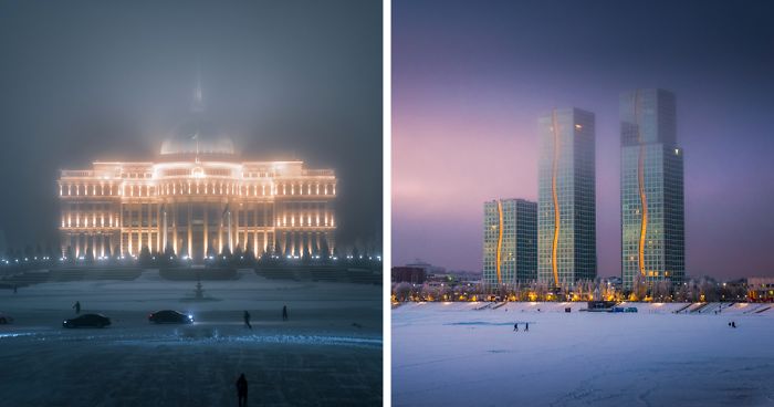 I Visited Nur-Sultan, One Of The Coldest Capitals In The World, And Captured Its Stunning Architecture In -20°C