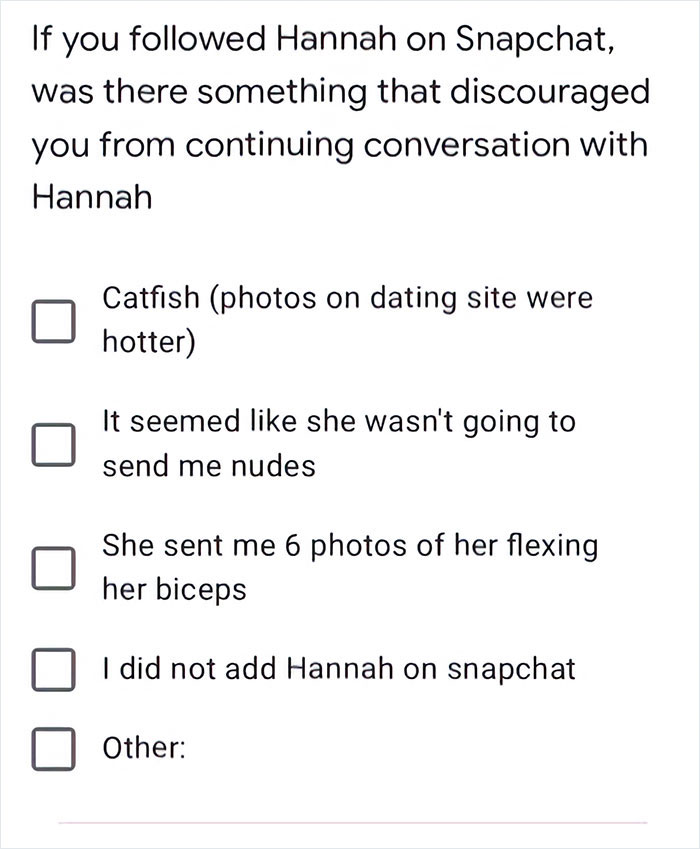 Tired Of Getting Ghosted, This Woman Made A Survey So That She Can 'Improve For The Next Candidate' Tired Of Getting Ghosted, This Woman Made A Survey So That She Can 'Improve For The Next Candidate'